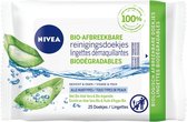 Nivea Reinigingsdoekjes Bio Afbreekbaar 25 stuks