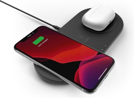 Archaïsch spanning privacy Belkin BOOST↑CHARGE™ - Wireless charger 15W-laadstation - Draadloze oplader  twee... | bol.com