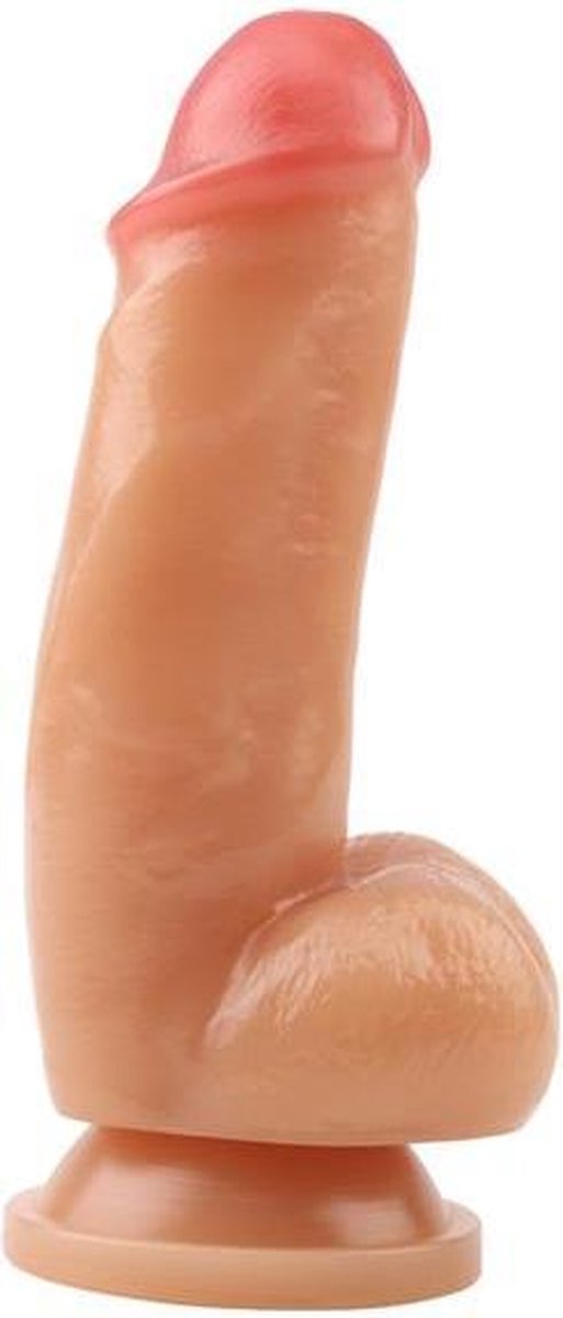 Goedkoopste Dildo met zuignap Juicy 18.5 cm - beige