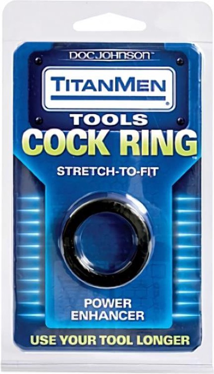 bol.com | Doc Johnson Titanmen - Cockring - Zwart - 45 mm bol.com | Doc Johnson Titanmen - Cockring - Zwart - 45 mm