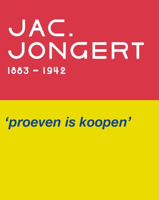 Cover van het boek 'Jac. Jongert  / 1883 - 1942' van M. Simon Thomas