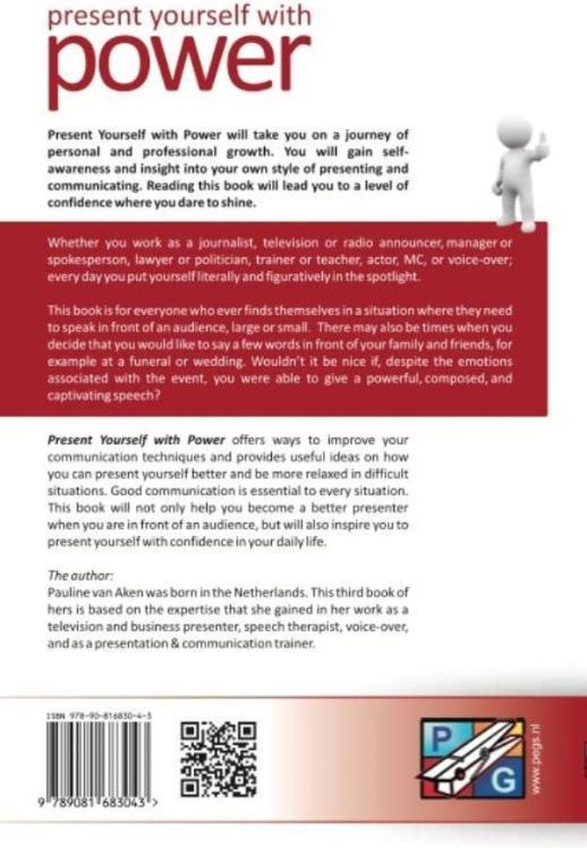 Present yourself with power, dare to shine - back cover