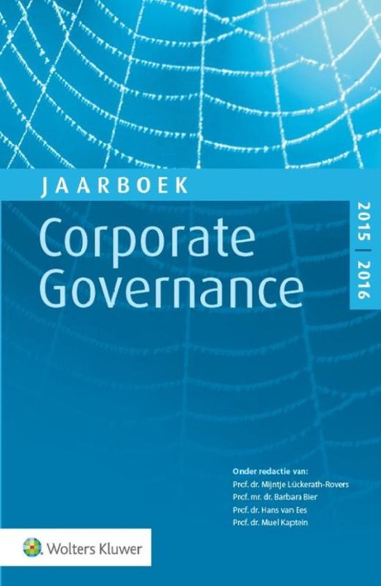 Jaarboek Corporate Governance 2015-2016 - cover