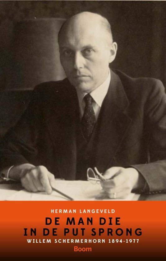 Cover van het boek 'De man die in de put sprong' van Herman Langeveld