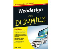 Omslag van Voor Dummies  -   Webdesign voor Dummies