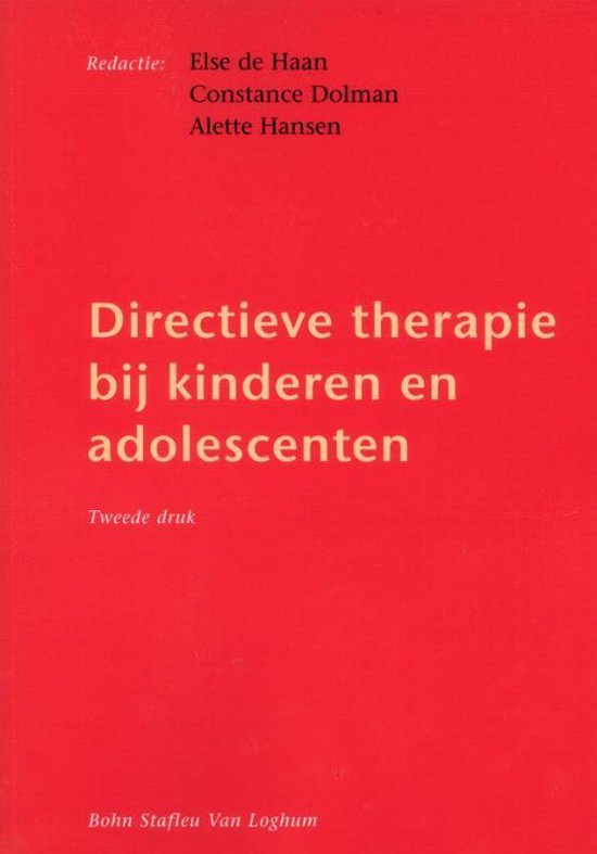 Cover van het boek 'Directieve therapie bij kinderen en adolescenten / druk 2' van  Onbekend