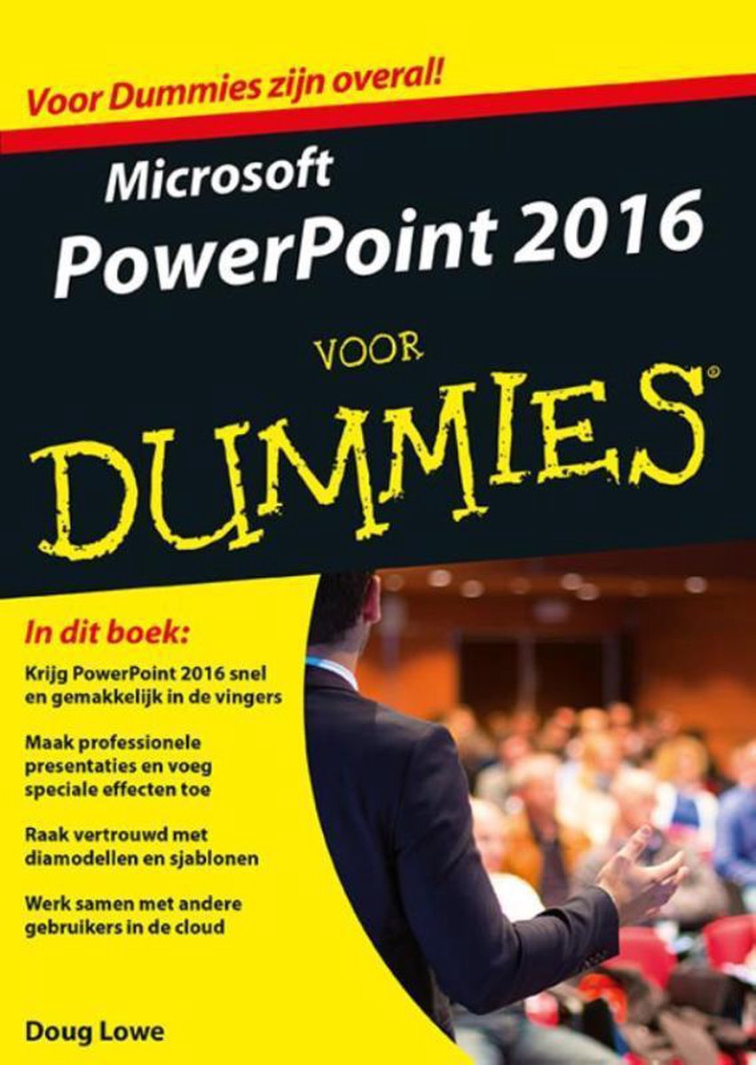 Voor Dummies  -   Microsoft Powerpoint 2016 voor Dummies - Doug Lowe