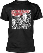Extreme Noise Terror Unisex Tshirt -XL- HOLOCAUST Zwart