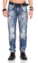 Cipo & Baxx Jeanshose mit integriertem Gürtel