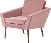 Sternzeit-design - fauteuil Supernova - stof velvet roze