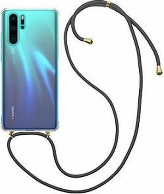 Huawei P30 Pro Hoesje Met Koord Transparant