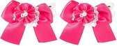 Ferplast Hondenhaarspeld Bloem 4 Cm Polyester Roze 2 Stuks