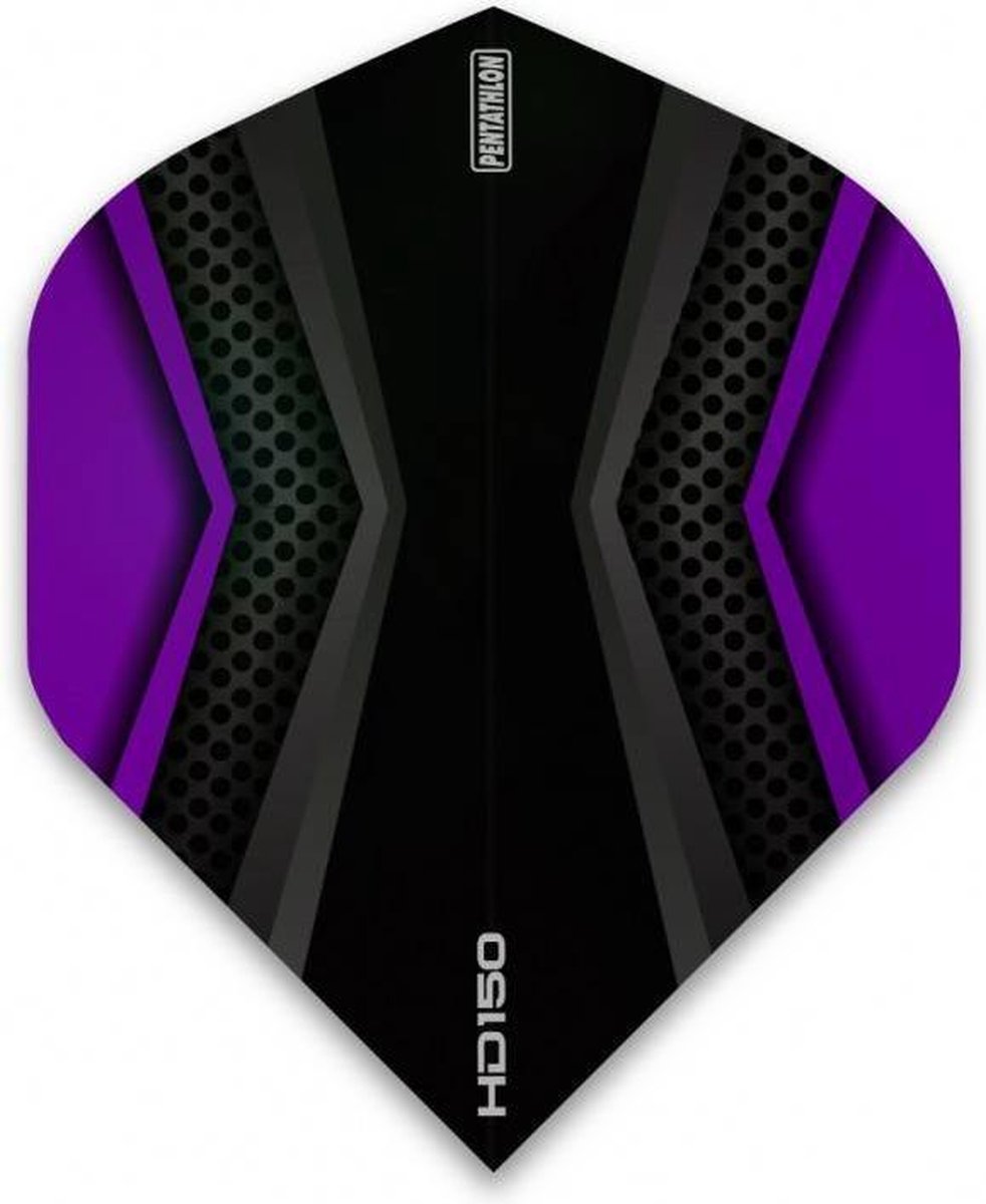 Pentathlon HD150 Black-Purple - Dart Flights