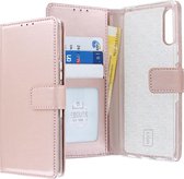 Bookcase hoesje Sony Xperia L4 - CaseBoutique - Or rose massif - Similicuir