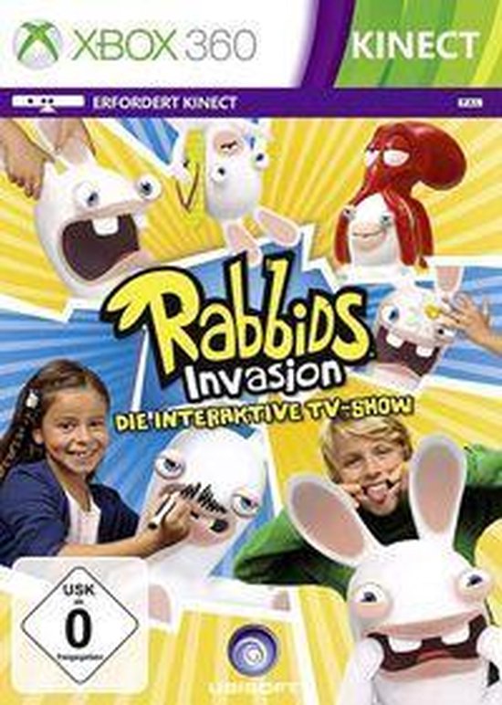 Rabbids Invasion The Interactive TV Show-Duits (Xbox 360) Nieuw