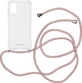 iMoshion Backcover met koord Samsung Galaxy A41 hoesje - Rosé Goud