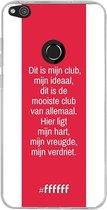 Huawei P8 Lite (2017) Hoesje Transparant TPU Case - AFC Ajax Dit Is Mijn Club #ffffff