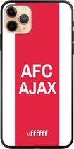 iPhone 11 Pro Max Hoesje TPU Case - AFC Ajax - met opdruk #ffffff