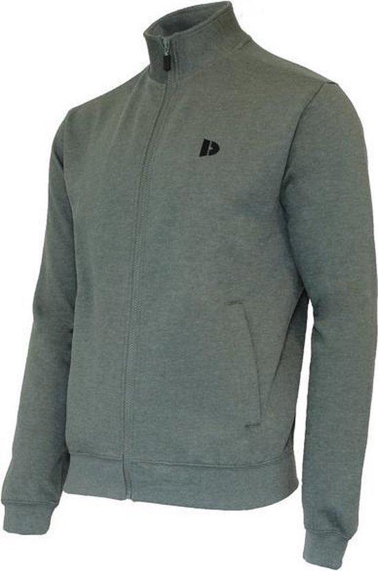 Sweater heren met ritssluiting zonder capuchon