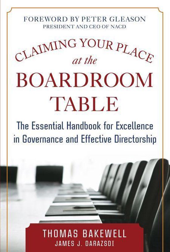 Claiming Your Place at the Boardroom Table: The Essential Ha ... - cover