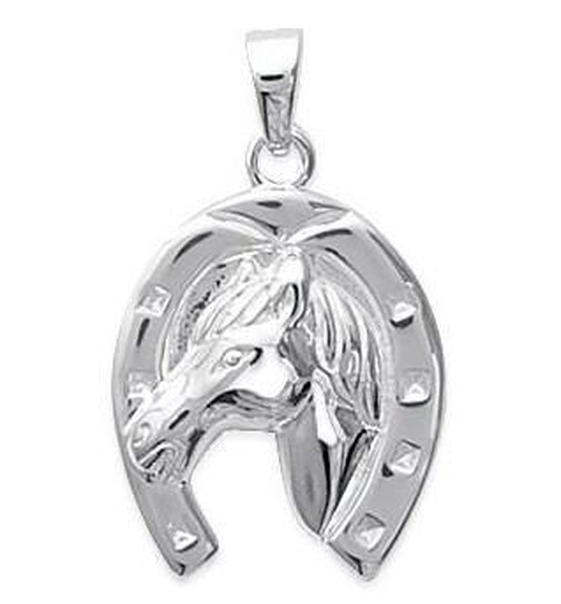Blinx Jewels Zilveren Hanger Paard Hoefijzer