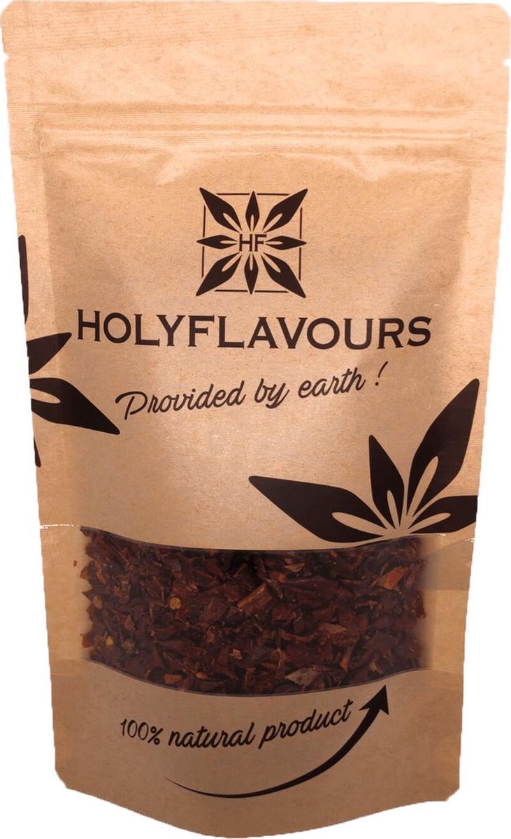 Goedkoopste Paprika Vlokken Rood 9 mm - 100 gram - Holyflavours