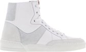 Tango | Brooke 8-b white leather high sneaker - white sole | Maat: 39