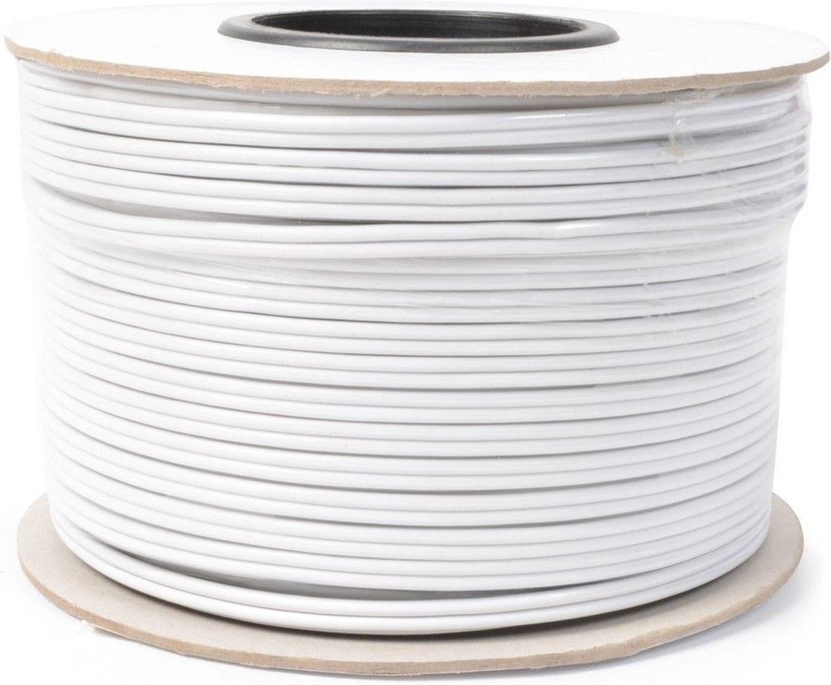 PD Connex Luidsprekerkabel 2 x 1.5mm2 Wit - 100 meter Rol