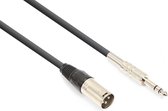 Câble audio Vonyx jack 6,3 mm (stéréo) - XLR (m) - 1,5 mètres