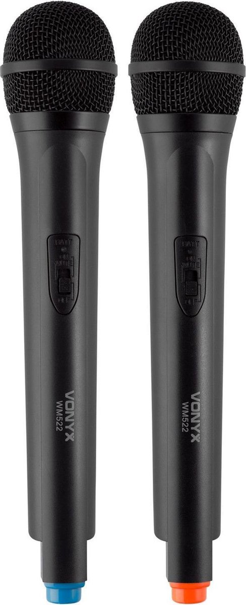 onderschrift Puur Tahiti Draadloze microfoonset - Vonyx WM522 draadloze VHF microfoonset met 2  handmicrofoons | bol.com