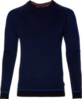 Ted Baker Pullover - Extra Lang - Blauw - 3XL Grote Maten