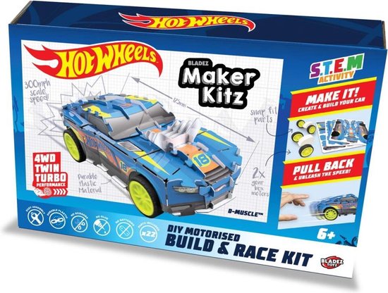 Afbeelding van het spel Hot Wheels Bladez Maker Kitz Build and Race Kit