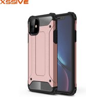 Xssive Anti Shock Back Cover voor Apple iPhone 12 Mini (5.4) - Rose Goud