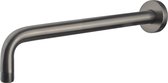 Luxe Douche-Arm Rond Muurbevestiging 35 cm. - Gunmetal
