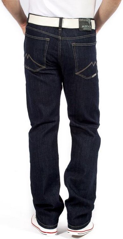 MASKOVICK Heren Jeans Clinton stretch Regular - Dark Rinsed - W40 X L32 |  bol.com