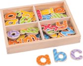 Bigjigs Toys - Houten Magneten 'Kleine Letters'