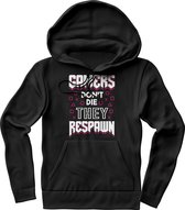 Gamers don't die hoodie Heren / Dames Roze – Gamer hoodie met capuchon – Perfect sweater cadeau - Console hoodie Cadeau  - Maat XL