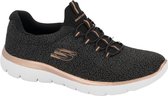 Skechers Dames sneaker memory foam - Zwart - Maat 39