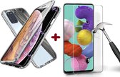 Samsung Galaxy A51 Magnetisch Hoesje Met Glazen screen protector - Zliver