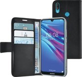 MH by Azuri walletcase - magn closure & 3 cardslots - zwart - Huawei Y6 (2019)