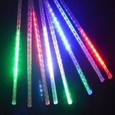 Kerst- LED Meteoorregen Buis - 30 cm - RGB