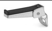 voetsteunen 1119 11 cm chroom/zwart per stel