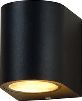 LED Tuinverlichting - Buitenlamp - Prixa Hoptron - GU10 Fitting - Rond - Mat Zwart - Aluminium - BES LED