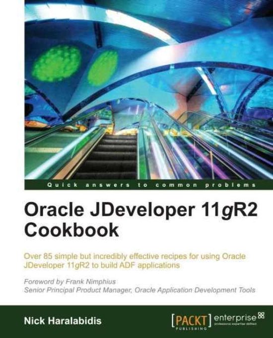 Oracle JDeveloper 11gR2 Cookbook - cover