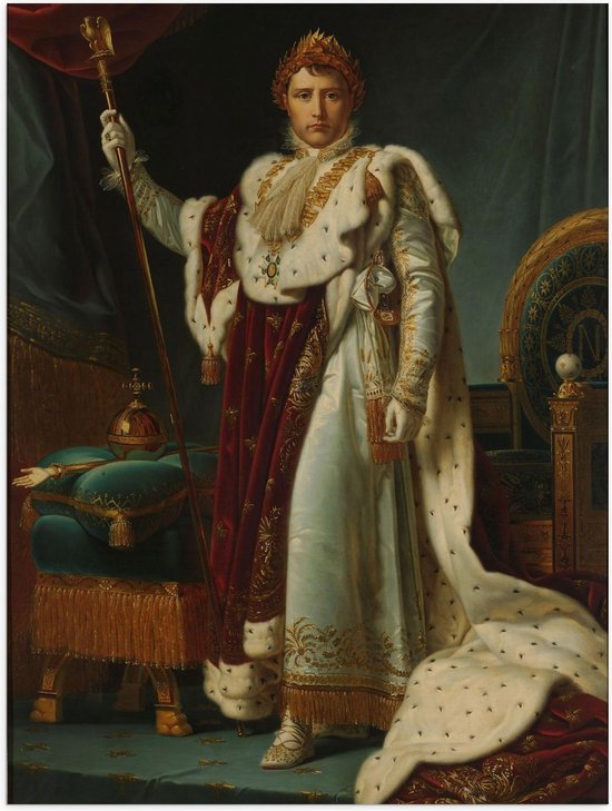 Poster – Oude meesters - Portret van keizer Napoleon I, François Gérard - 30x40cm Foto op Posterpapier