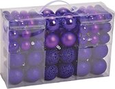 Zinaps Kerstballen - 100 Stuks - Purper