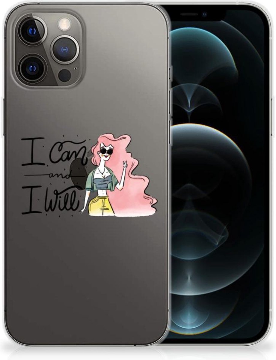 iPhone 12 Pro Max Telefoonhoesje met Naam i Can