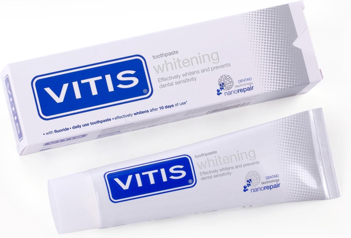 Goedkoopste 2x Vitis Whitening Tandpasta - Voordeelpakket