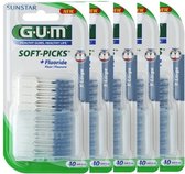 Bol.com GUM Soft Picks X-Large - 5 x 40 stuks - Ragers - Voordeelverpakking aanbieding