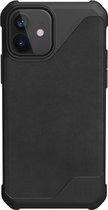 UAG - iPhone 12 Pro Hoesje - Back Case Metropolis LT Leer Zwart